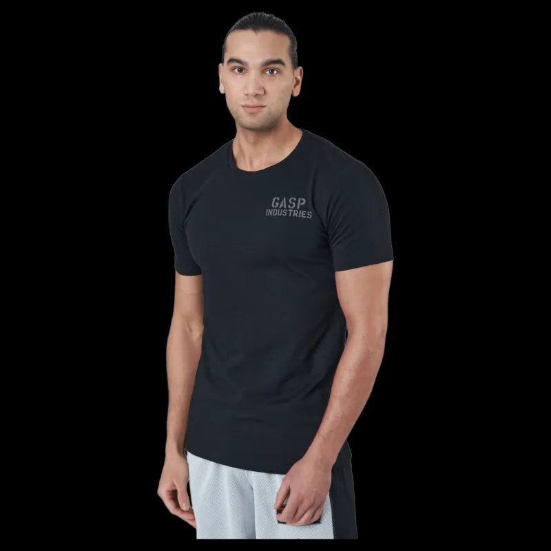 GASP 89 Classic Tap Tee Black Svart Online
