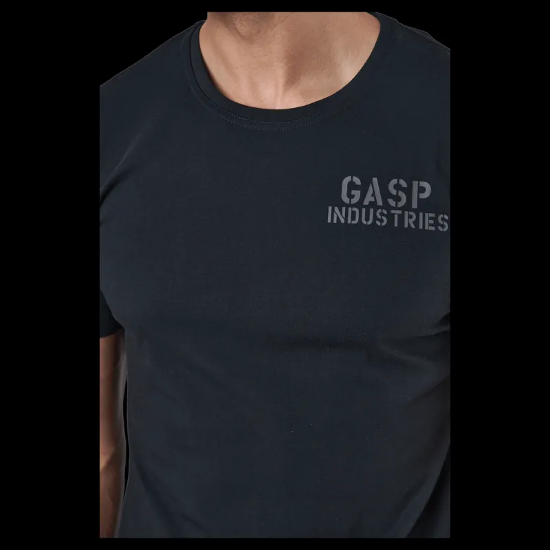 GASP 89 Classic Tap Tee Black Svart Online
