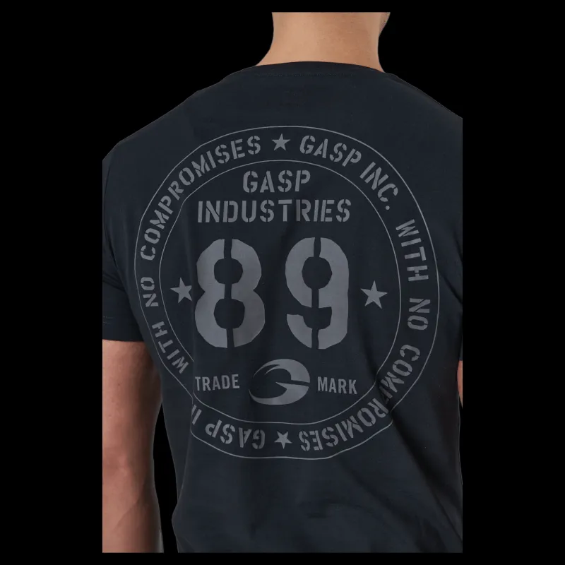 GASP 89 Classic Tap Tee Black Svart Online