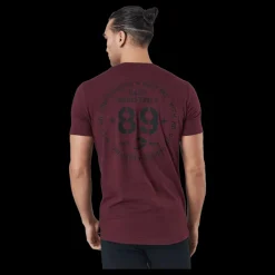 Outlet GASP 89 Classic Tap Tee Maroon Lila