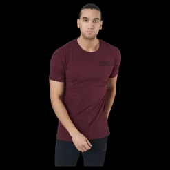 Outlet GASP 89 Classic Tap Tee Maroon Lila