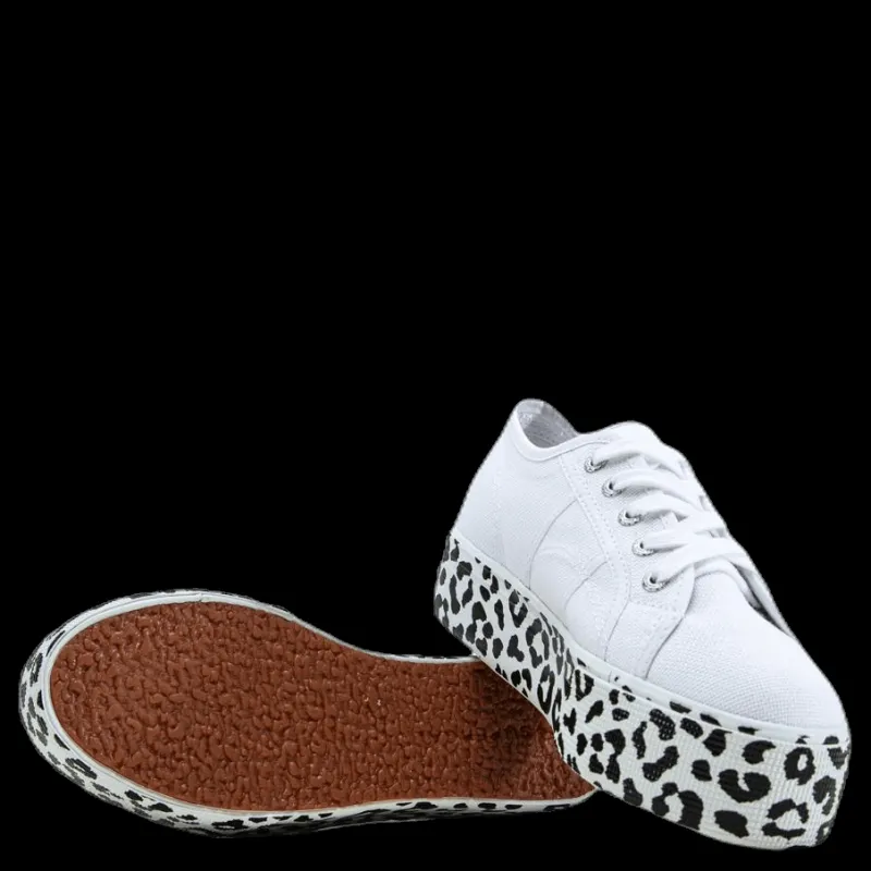 Clearance Superga 2790 Cotw Printed Foxin White Vit