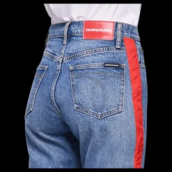 Calvin Klein 020 High Rise Jeans Blue Blå Sale