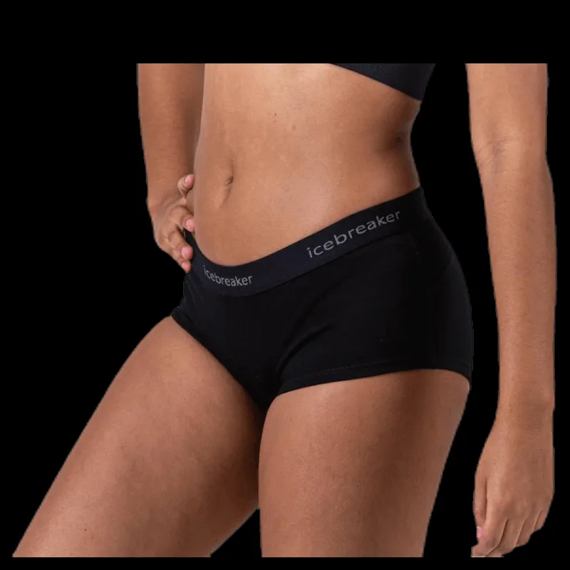 Online Icebreaker 200 Oasis Boy shorts Black Svart