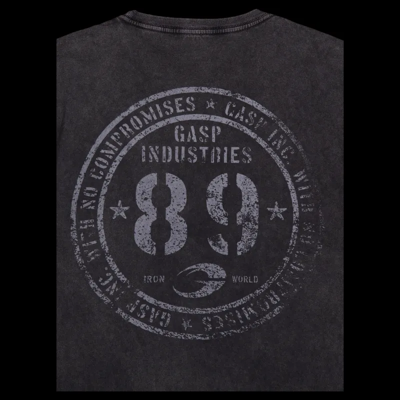 GASP 89 Original Tee Washed Black Svart