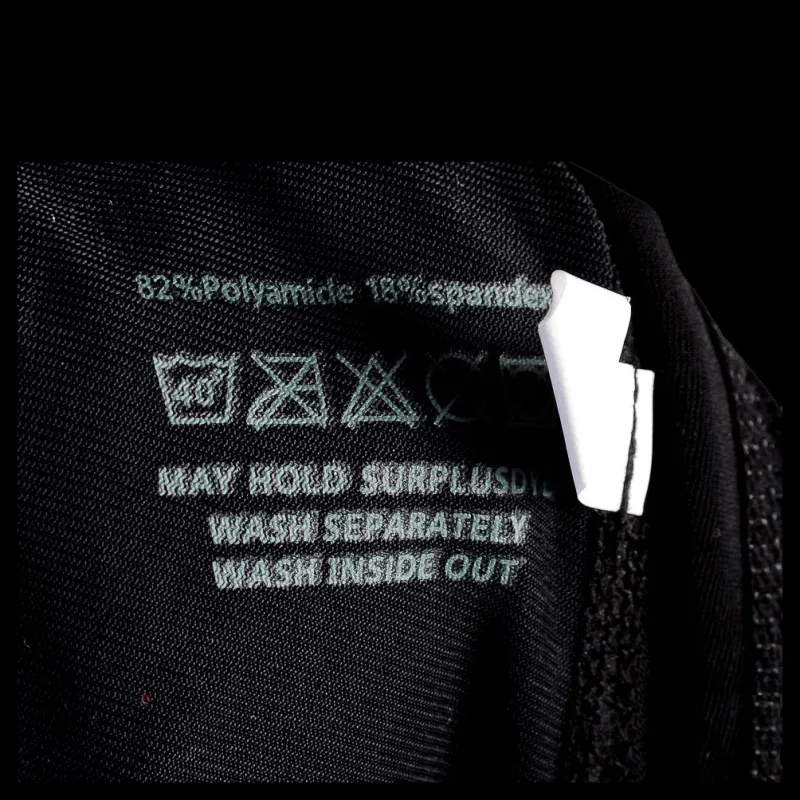 Clearance Newline 8 Panels Proof Short Bib Black Svart