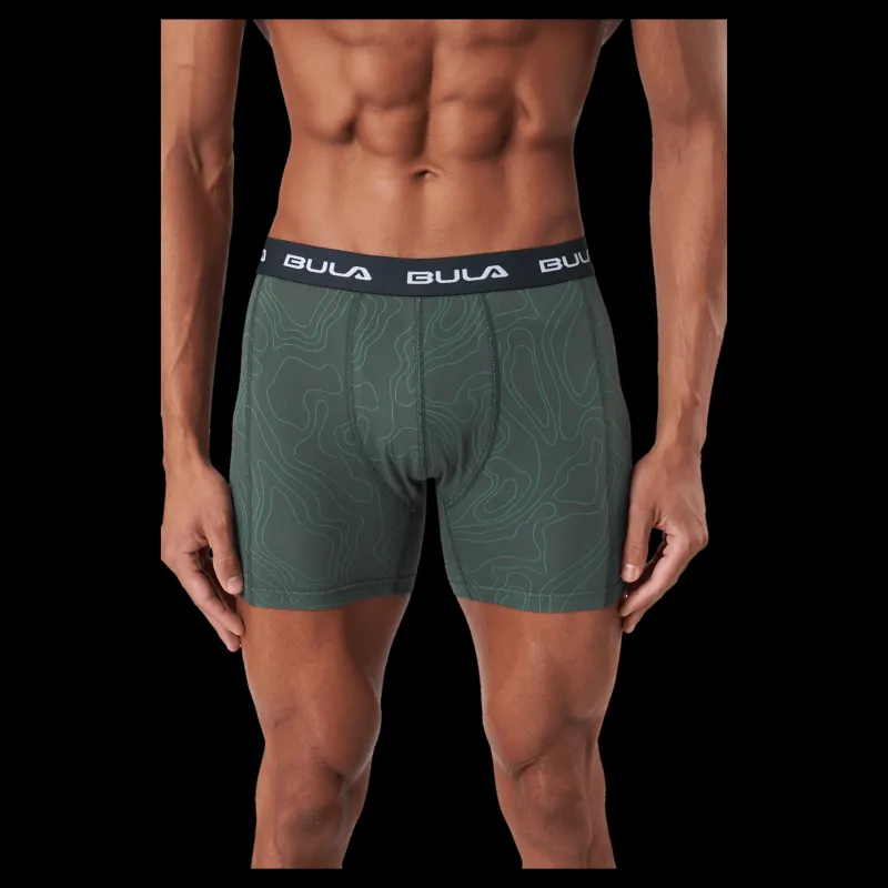 Bula 2 Pk Boxer, Web Grey Grå
