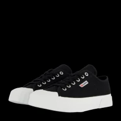 Superga 2630 Stripe Black -white Svart Clearance