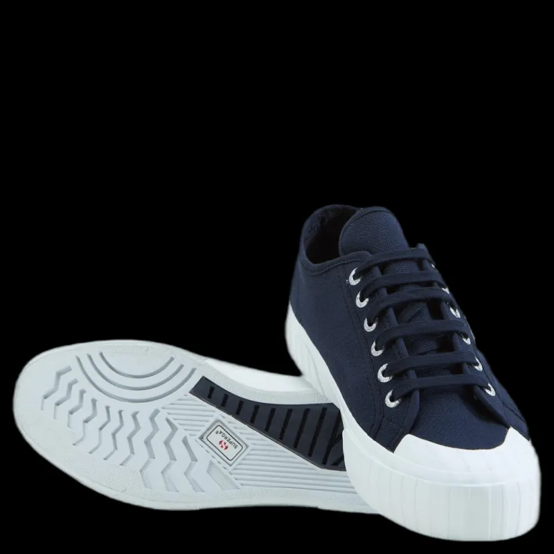 Superga 2630 Stripe Blue Blå New