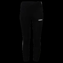 adidas 3 Stripe Girls Pants White/Black Svart New