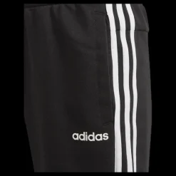 adidas 3 Stripe Girls Pants White/Black Svart New