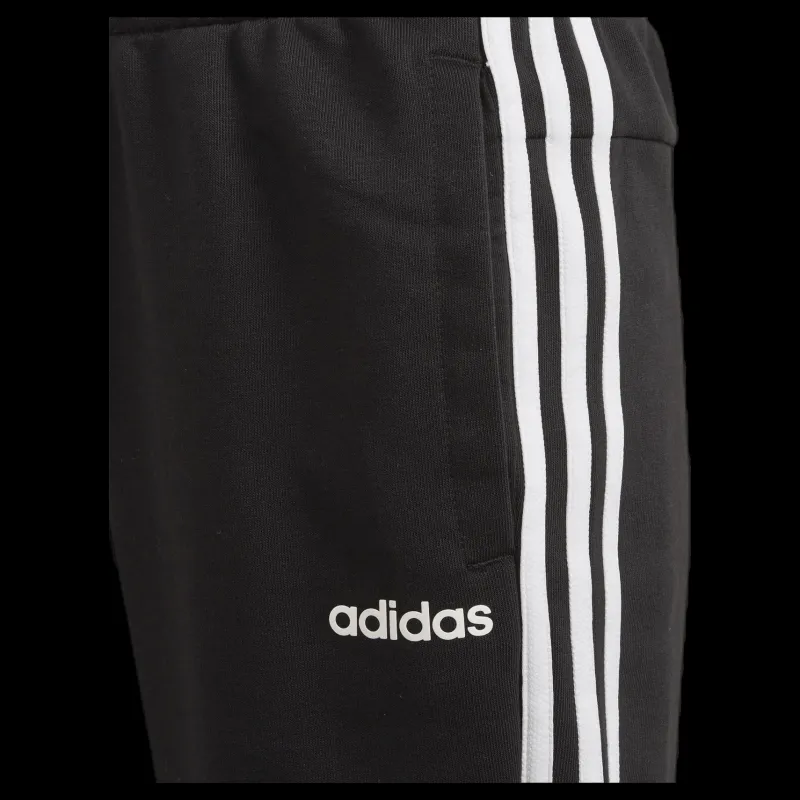 adidas 3 Stripe Girls Pants White/Black Svart New