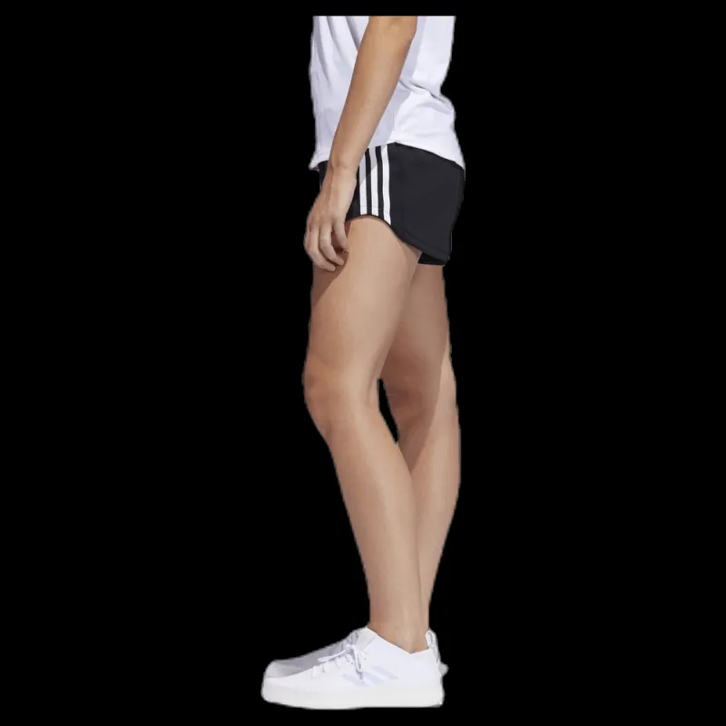 Outlet adidas 3 Stripe Woven Gym Short Black / Black Svart