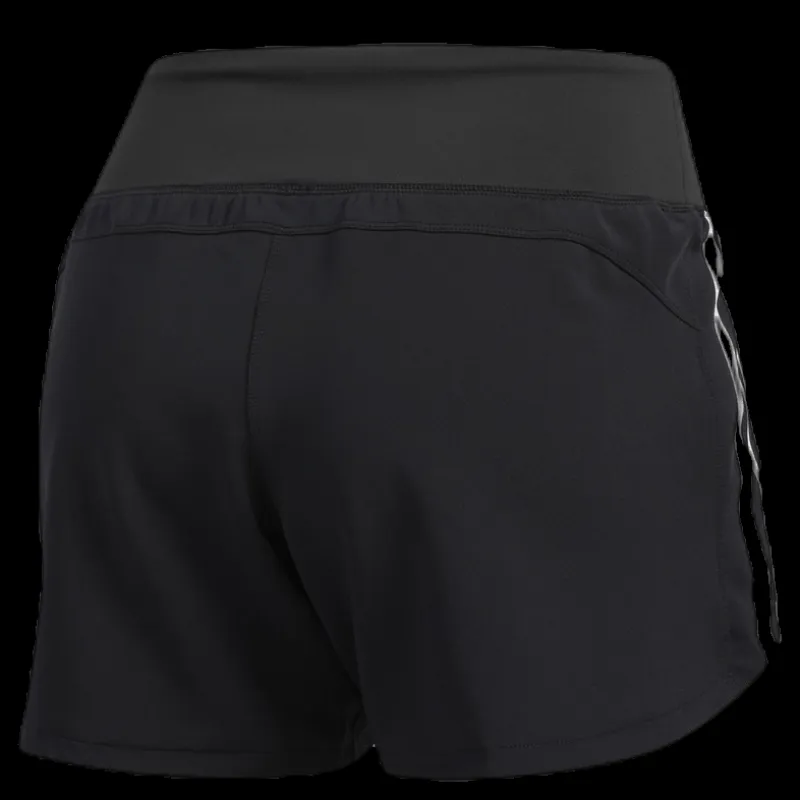 Outlet adidas 3 Stripe Woven Gym Short Black / Black Svart