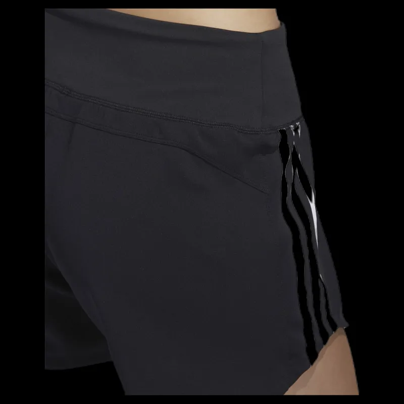 Outlet adidas 3 Stripe Woven Gym Short Black / Black Svart