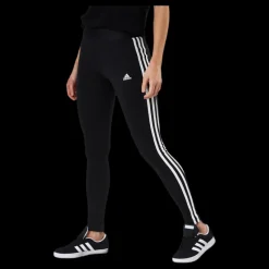 adidas 3 Stripes Leggings Black / White Svart