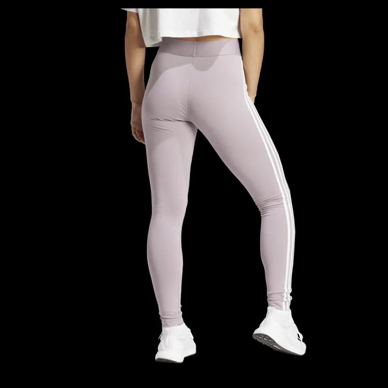 New adidas 3 Stripes Leggings Preloved Fig / White Vit
