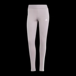 New adidas 3 Stripes Leggings Preloved Fig / White Vit