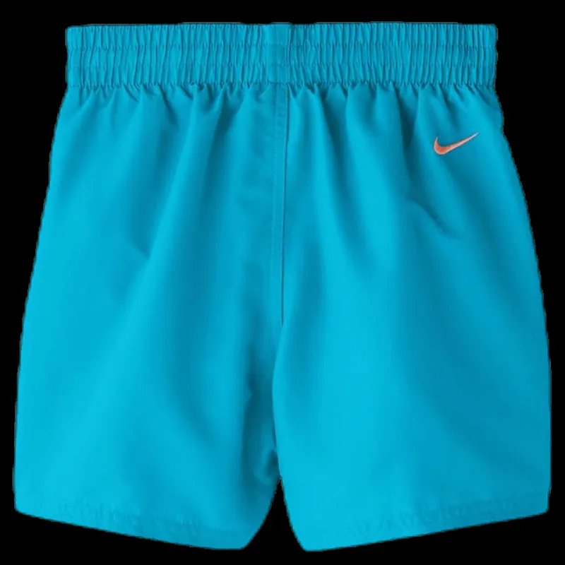 Nike Swim 4" Volley Short Logo Solid Youth Blue/Orange Turkos