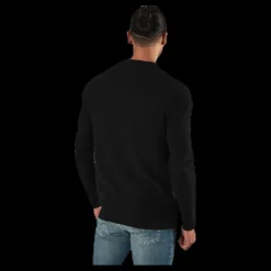 Jack & Jones Aaron Knit Crew Neck Black Svart New