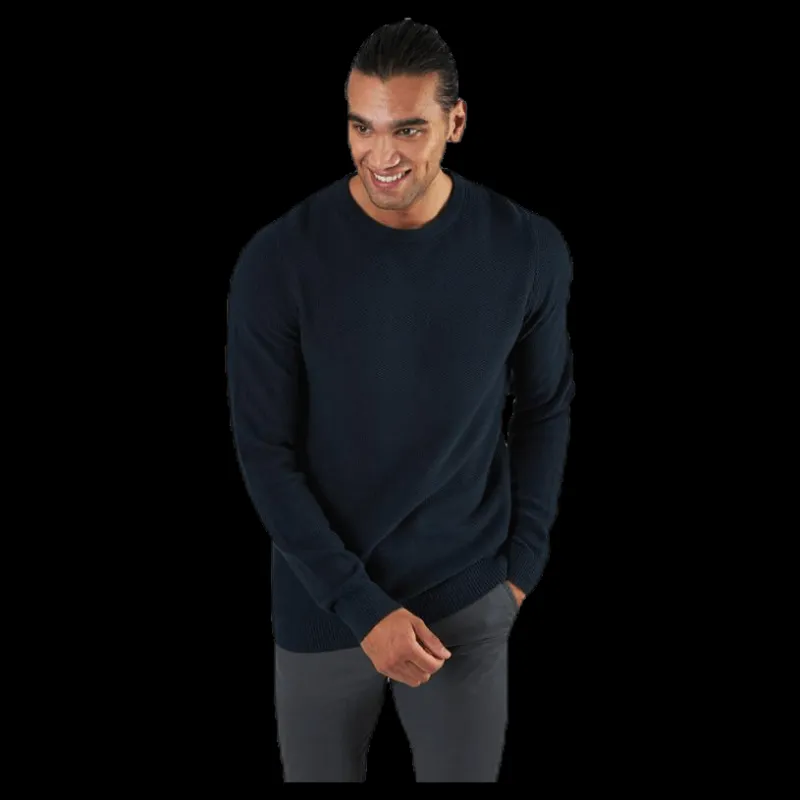 Jack & Jones Aaron Knit Crew Neck Blue Blå Clearance