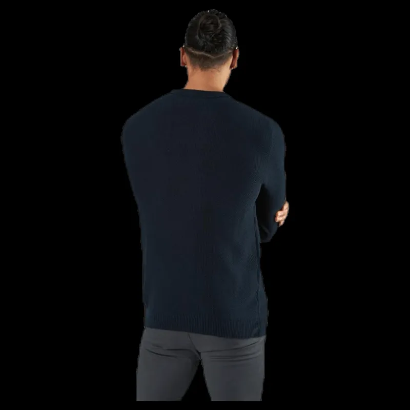 Jack & Jones Aaron Knit Crew Neck Blue Blå Clearance