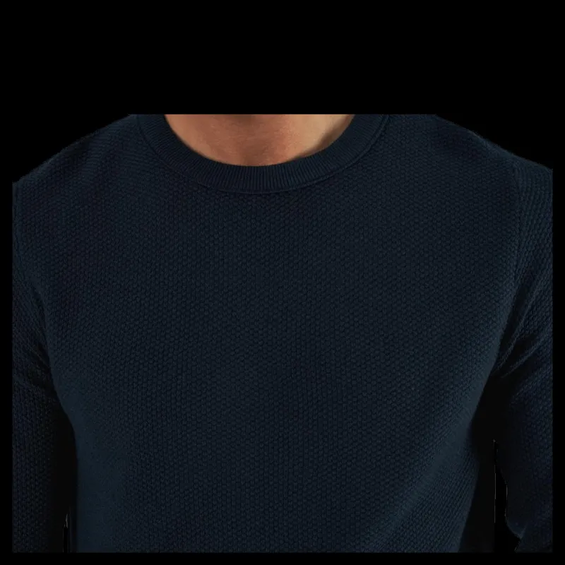 Jack & Jones Aaron Knit Crew Neck Blue Blå Clearance