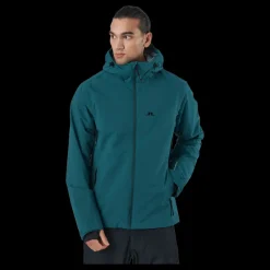 New J.Lindeberg Ace Ski Jacket Treeline Green Turkos