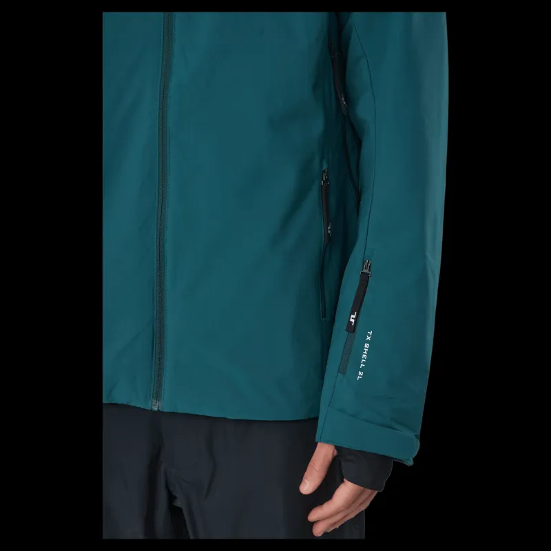 New J.Lindeberg Ace Ski Jacket Treeline Green Turkos