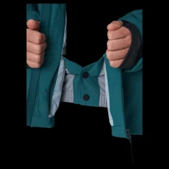 New J.Lindeberg Ace Ski Jacket Treeline Green Turkos