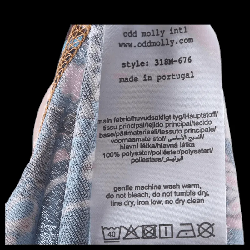 Odd Molly Actilove Top Blue Blå New