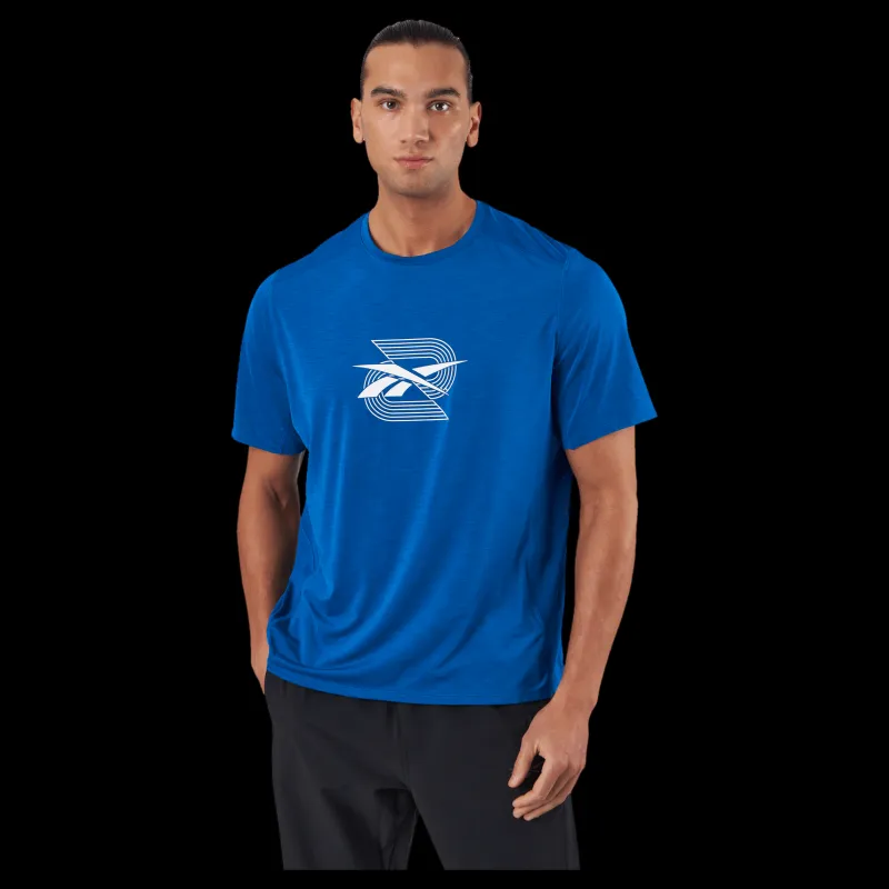 Hot Reebok Activchill Graphic Move T-Shirt Vector Blue Blå