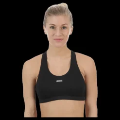 Hot Shock Absorber Active Crop Top Black Svart