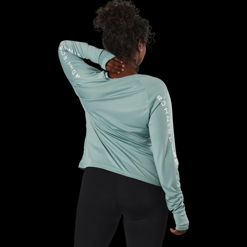 Röhnisch Active Logo Long Sleeve Silver Blue Blå