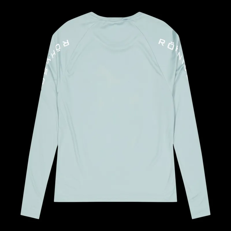 Röhnisch Active Logo Long Sleeve Silver Blue Blå