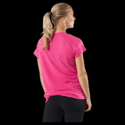 Hot Puma Active Logo Tee Pink Rosa