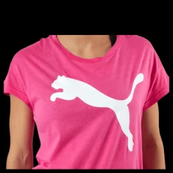 Hot Puma Active Logo Tee Pink Rosa
