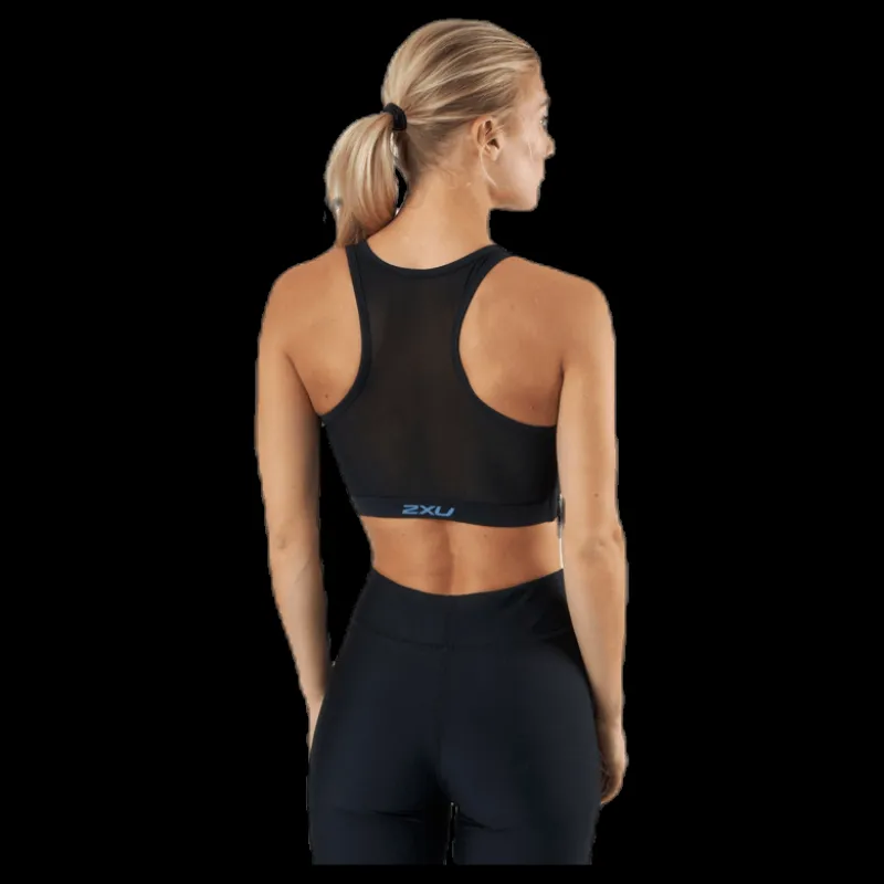 2XU Active Medium Impact Crop Black Svart New