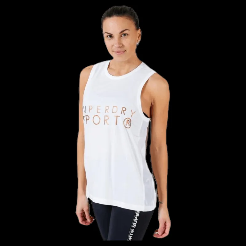 Superdry Active Studio Luxe White Vit Hot