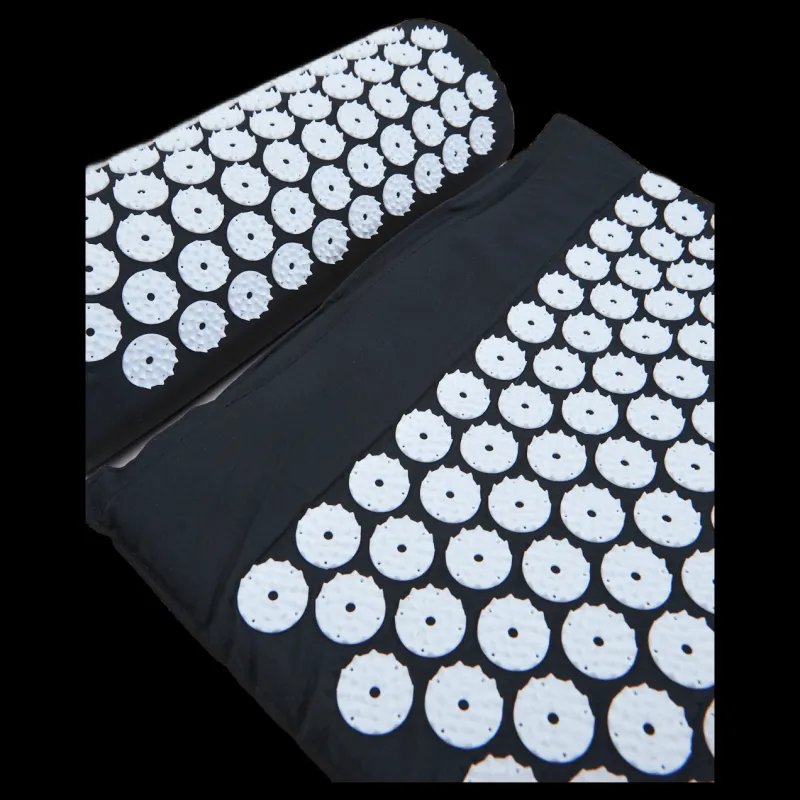Online Endurance Acupressure Mat W/ Pillow Black Flerfärgad