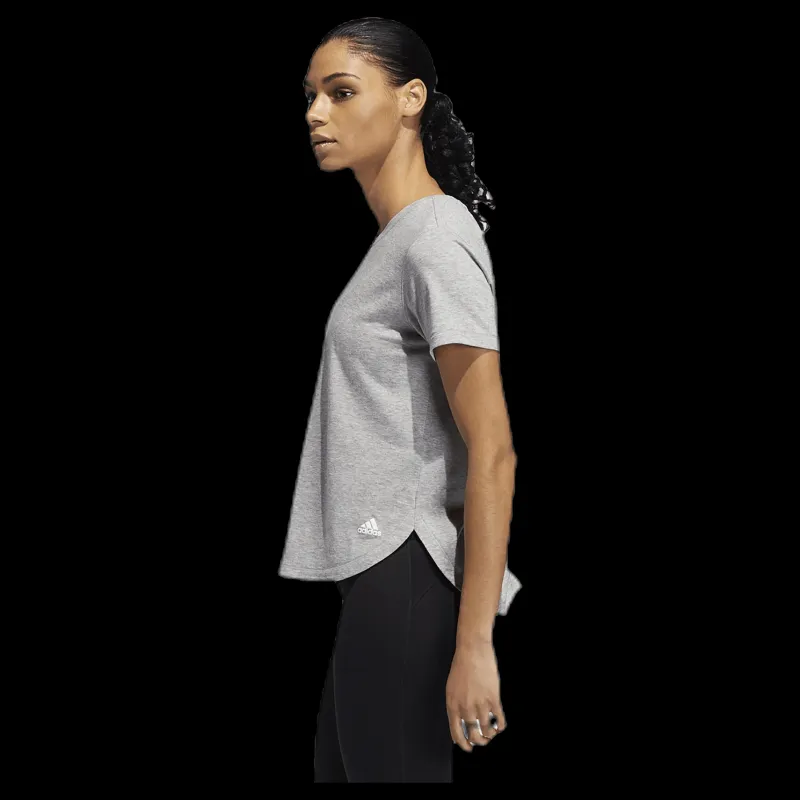 adidas Adapt Length Tee Grey Grå Sale
