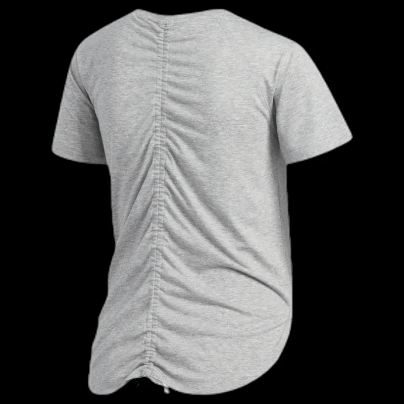 adidas Adapt Length Tee Grey Grå Sale