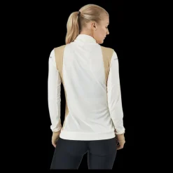 adidas Blocked Longsleeve Tee Women Wonder White / Beige Tone Vit Hot