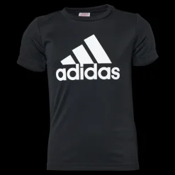 Outlet adidas Boys D2M Big Logo T-Shirt Black / White Svart