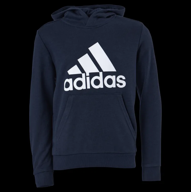 adidas Boys Essentials Big Logo Hoodie Legend Ink / White Blå Discount