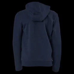 adidas Boys Essentials Big Logo Hoodie Legend Ink / White Blå Discount