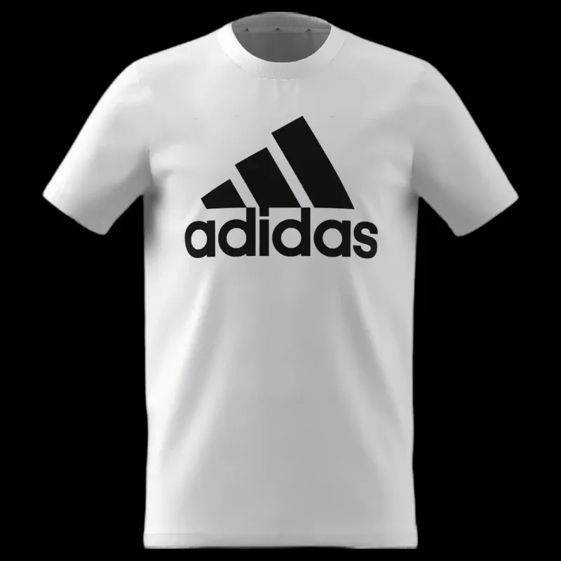adidas Boys Essentials Big Logo Tee White / Black Vit Clearance