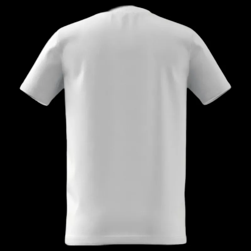 adidas Boys Essentials Big Logo Tee White / Black Vit Clearance