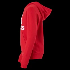 Sale adidas Boys Essentials Big Logo Hoodie Vivid Red / White Rosa