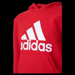 Sale adidas Boys Essentials Big Logo Hoodie Vivid Red / White Rosa